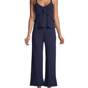 Wythe NY
Ruffled Camisole Top & Cropped Pant Set